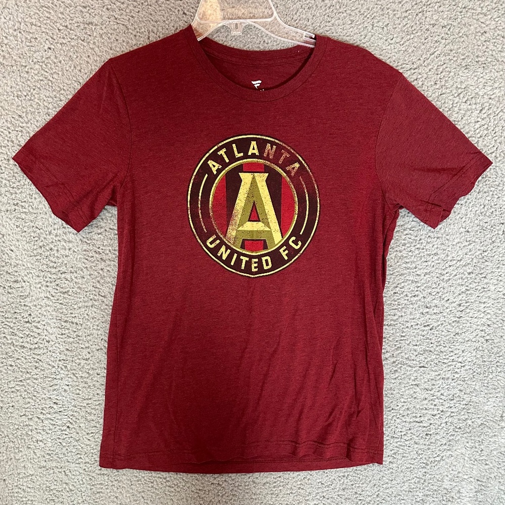 Atlanta United Fanatics Mens T-Shirt Red Size M Medium Graphic Tee Soccer